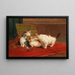 Katten - Daniel Merlin — ingelijst kunstwerk aan de muur