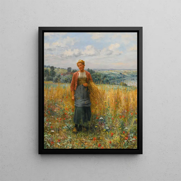 Jeannine Gleaning - Daniel Ridgway Knight — framed artwork on a wall