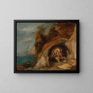Daniel Seghers - Landscape With Temptation Of St Anthony.webp