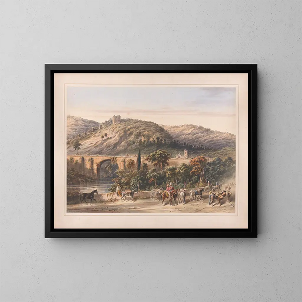 Views of Egerton in Mexico Pl02 - Daniel Thomas Egerton — framed artwork on a wall