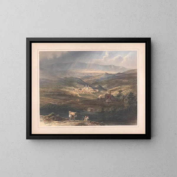 Vues d'Égerton au Mexique Pl07 - Daniel Thomas Egerton — framed artwork on a wall