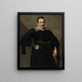 Portret van een edelman uit Mantua - Daniel van den Dyck — ingelijst kunstwerk aan de muur