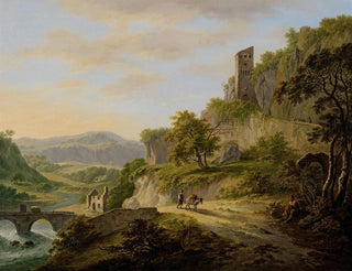 Danil Dupr - Gezicht op Civita Castellana.webp