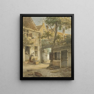 Danil Kerkhoff - Binnenplaats van een hofje te Amsterdam.webp