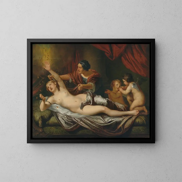 Danaë - Daniel Mijtens de Jonge — ingelijst kunstwerk aan de muur