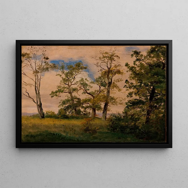 Dankvart Dreyer - Landscape with freestanding trees.webp