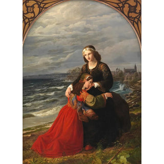 Dankvart Dreyer - The Abandoned Daughters of the Lord High Constable Stig Andersen Hvide.webp