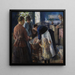 In het bad - Christian Krohg — ingelijst kunstwerk aan de muur
