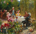 In het zomerhuis - Aleksander Gierymski — weergave van het kunstwerk