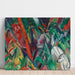 Reproductie van het schilderij In de regen - Franz Marc