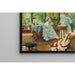 Reproduction of the painting in the greenhouse (Rivales) - James Tissot