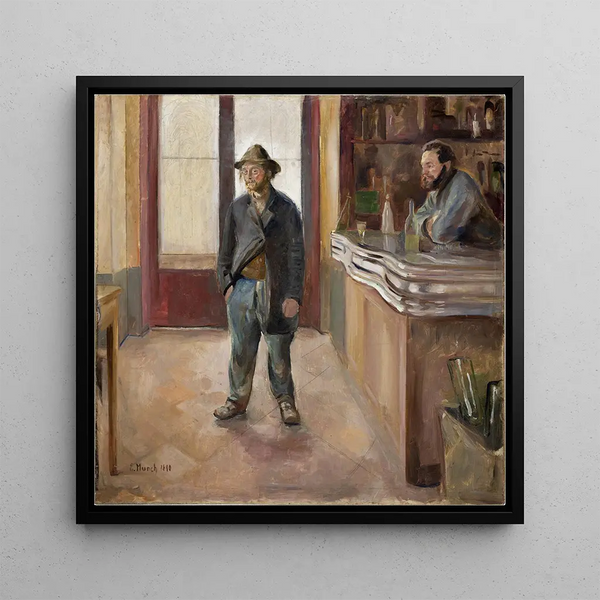 Dans la taverne - Edvard Munch