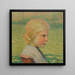 In het veld - Emile Claus — ingelijst kunstwerk aan de muur