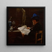 In het atelier - Victor Westerholm — ingelijst kunstwerk aan de muur