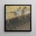Dansers die oefenen aan de bar - Edgar Degas — ingelijst kunstwerk aan de muur