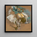 Danseuse attachant son chausson - Edgar Degas — ingelijst kunstwerk aan de muur