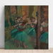 Reproductie van het schilderij Dansers, rozen en groen - Edgar Degas