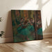 Reproductie van het schilderij Dansers, rozen en groen - Edgar Degas