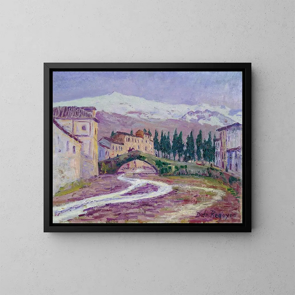 Sierra Nevada Painting - Darío de Regoyos — framed artwork on a wall