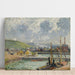 Reproduction of the painting Darse de Pêche et Bassin Duquesne, Dieppe - Camille Pissarro
