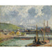 Reproduction of the painting Darse de Pêche et Bassin Duquesne, Dieppe - Camille Pissarro