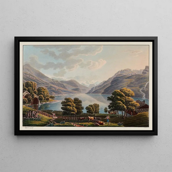 David Alois Schmid - Le lac de Brienz vers le Giessbach.webp