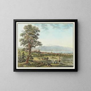 David Alois Schmid - Vue de Lausanne et du Lac Lman.webp