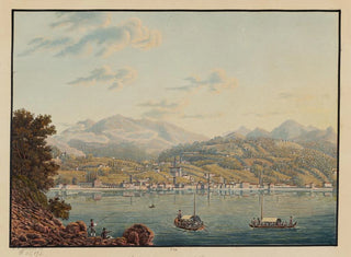 David Alois Schmid - Vue de la ville de Lugano.webp