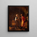 De Wijnhandelaar - David Col — ingelijst kunstwerk aan de muur