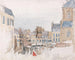 Een Franse markt - David Cox — weergave van het kunstwerk