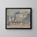 Een religieuze processie - David Cox — ingelijst kunstwerk aan de muur