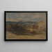 Abbey of Bolton - David Cox — framed artwork on a wall