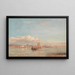 Ziekenhuis van Greenwich vanaf Woolwich Reach - David Cox — ingelijst kunstwerk aan de muur