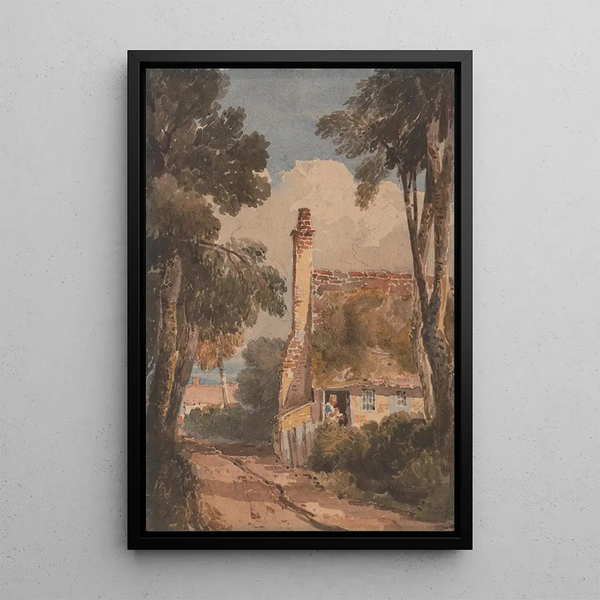 Reproductie van het schilderij Harborne - David Cox