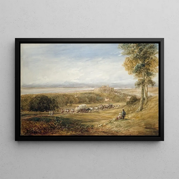 Lancaster, vrede en oorlog - David Cox — ingelijst kunstwerk aan de muur