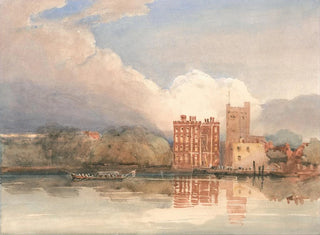 David Cox - View of Lambeth Palace on Thames.webp