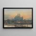 Westminster Painting from Lambeth - David Cox — framed artwork on a wall