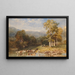 Jonction de la Llugwy et de la Conway - David Cox Jnr — framed artwork on a wall