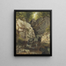 Cascades Comté de Rockland, New York - David Johnson — ingelijst kunstwerk aan de muur