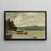 Landing of the doris - David Johnson — framed artwork on a wall