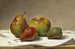 Three pears and one apple - David Johnson — artwork view