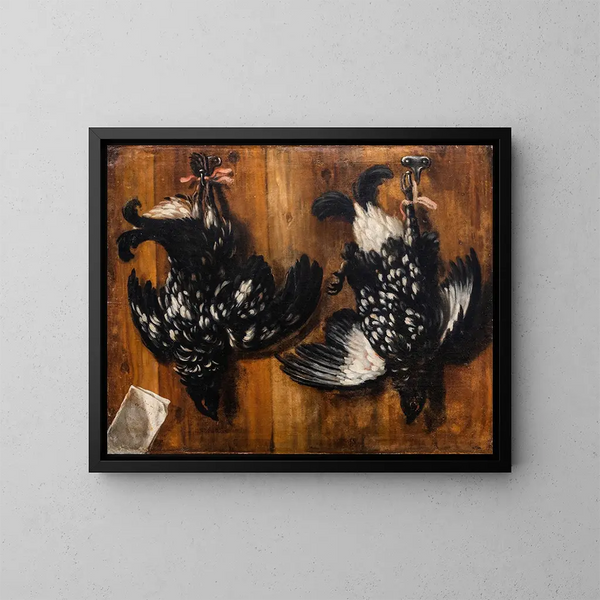Coq noir - David Klöcker Ehrenstrahl — framed artwork on a wall