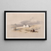 van Wadi es-Sebua tempelapproche, Nubië - David Roberts — ingelijst kunstwerk aan de muur