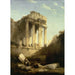 Baalbek Ruïnes van de Tempel van Bacchus - David Roberts — weergave van het kunstwerk