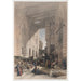 Reproductie van het schilderij Bazar des marchands de soie Le Caire - David Roberts