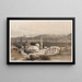 Caïro vanaf de Citzenib-poort richting de Suez-woestijn - David Roberts — ingelijst kunstwerk aan de muur