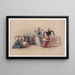 Danseuses in Caïro - David Roberts — ingelijst kunstwerk aan de muur