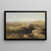 Edinburgh vanaf het kasteel - David Roberts — ingelijst kunstwerk aan de muur