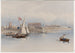 Uitzicht op de ruïnes van Luxor vanaf de Nijl 1838 - David Roberts — weergave van het kunstwerk