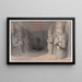 Binnenbeeld van de tempel van Abu Simbel, 9 november 1836, Nubië - David Roberts — ingelijst kunstwerk aan de muur